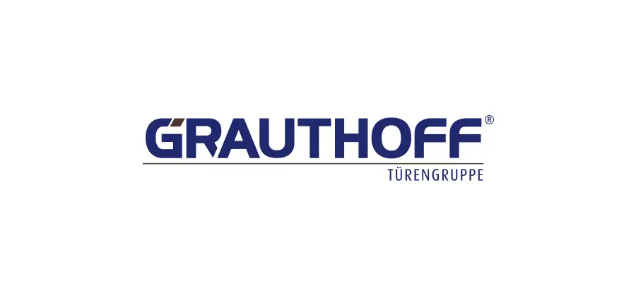 Logo der Grauthoff Türengruppe, einer auf Türenherstellung spezialisierten Marke.